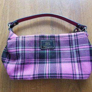 Coach Purse - Plaid Pink